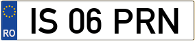 Truck License Plate